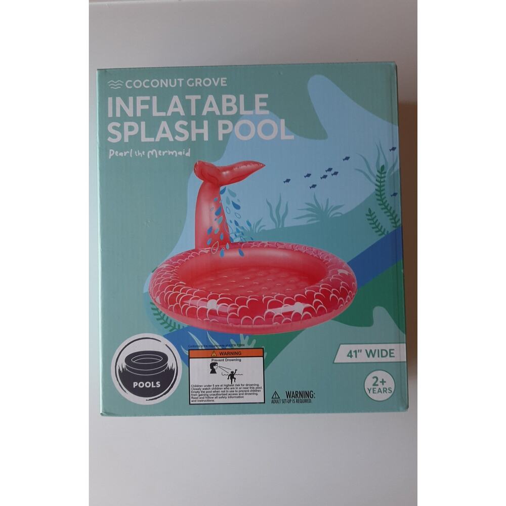 Inflatable Splash Pool Pearl the Mermaid